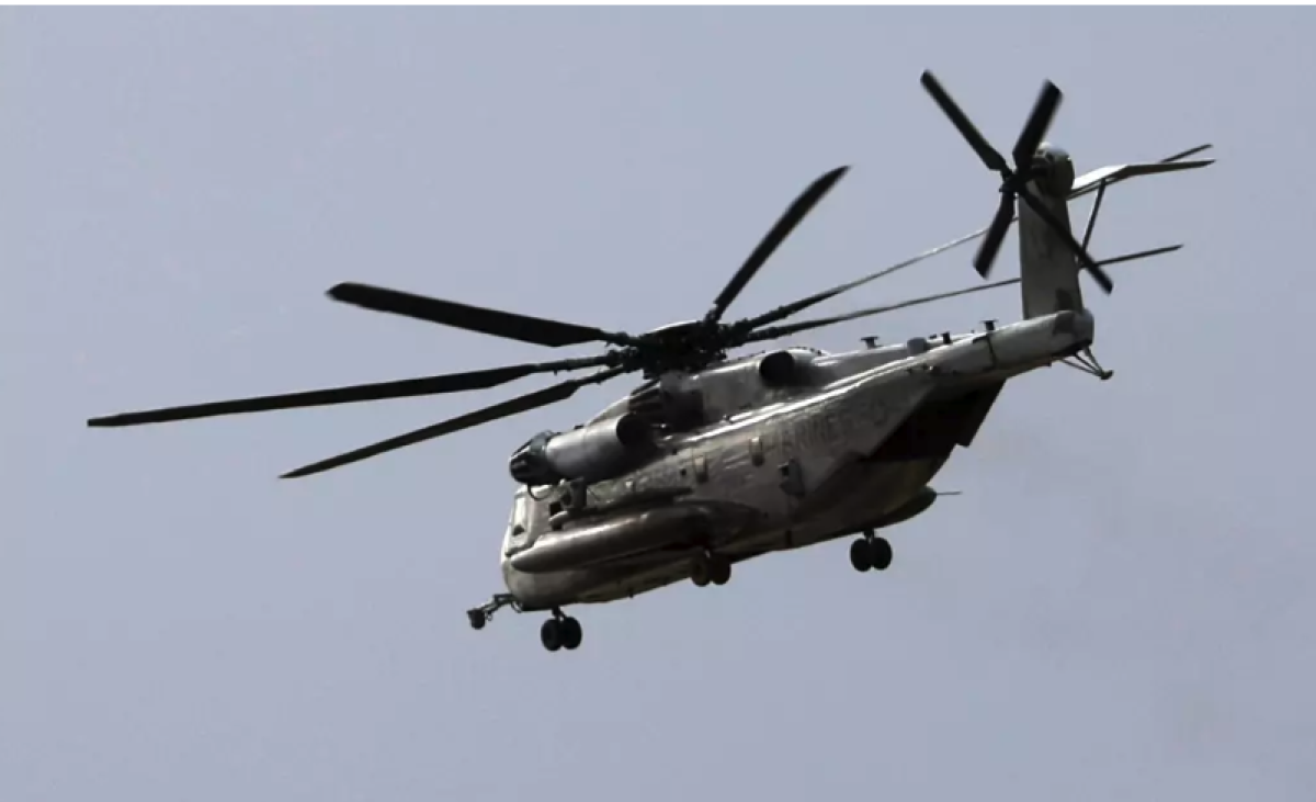 ARCHIVO.- Un helicóptero CH-53E Super