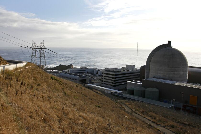 One of Pacific Gas and Electric's Diablo Canyon Power Plant's nuclear reactors is seen Monday, Nov. 3, 2008 in Avila Beach, Calif. (AP Photo/Michael A. Mariant)