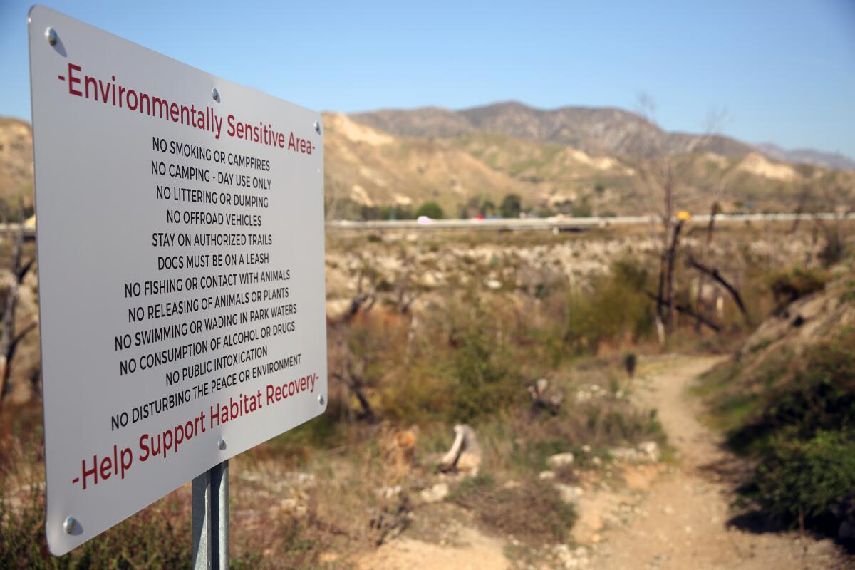 Follow the trail to Tujunga Ponds, but follow the rules too.
