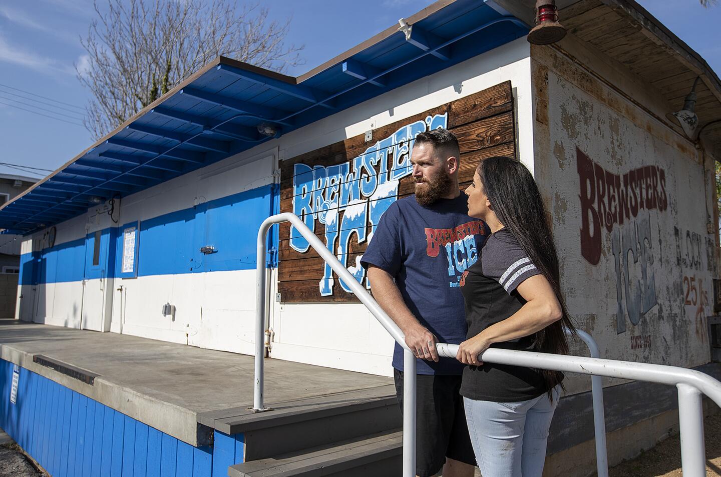 Ryan and Yvette Pape purchased and refurbished Brewster’s Ice in downtown Huntington Beach. They live in Bellflower but have been so well received since they purchased the business that they are looking for a house in or near Huntingtin.