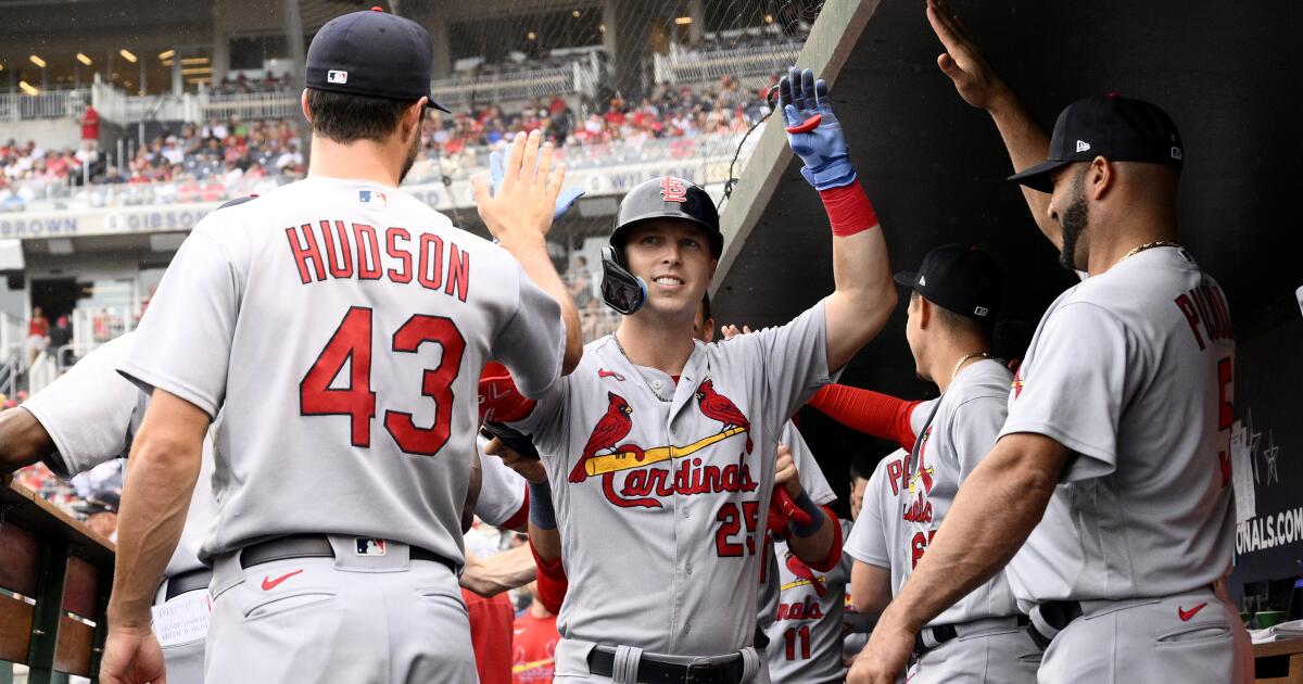 Paul DeJong homers again after promotion, Cards top Nats