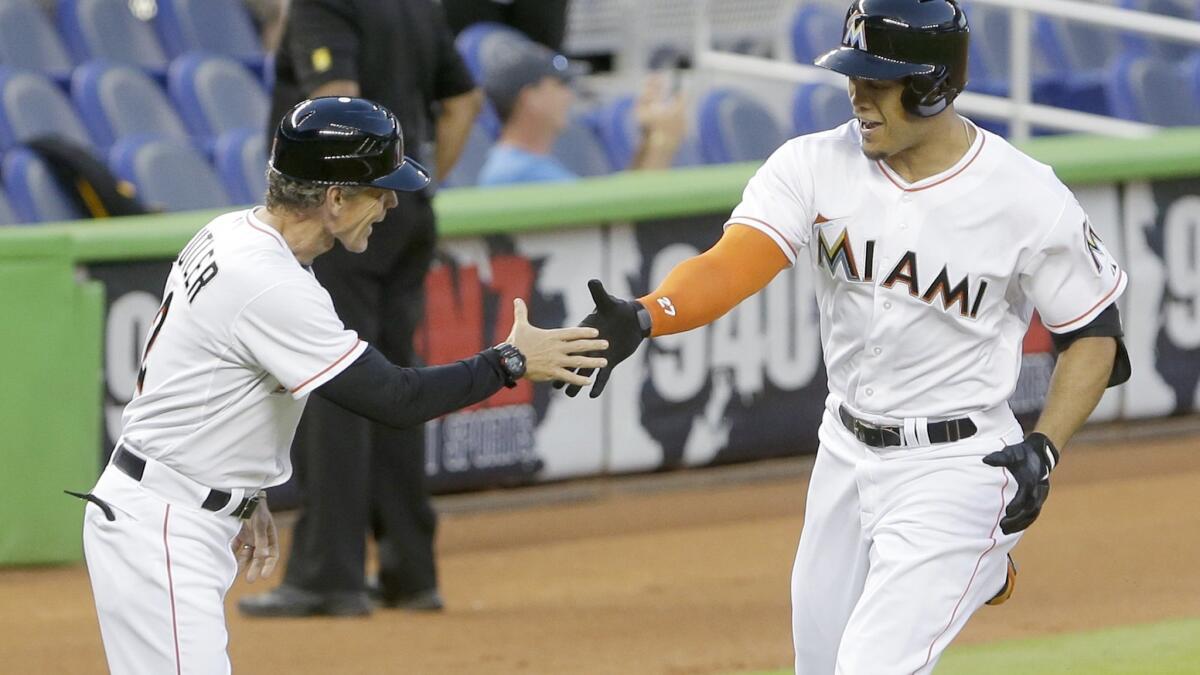 Cabrera's hot bat helps Marlins past Padres