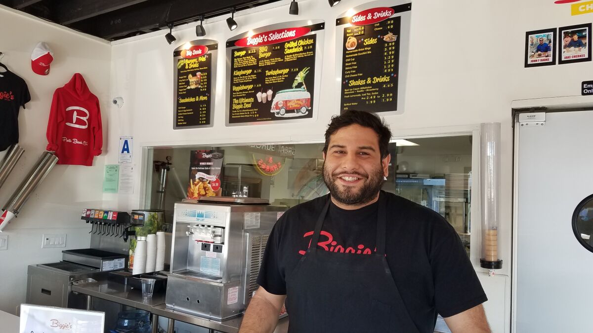 Biggie’s operations manager Marlon Guerra