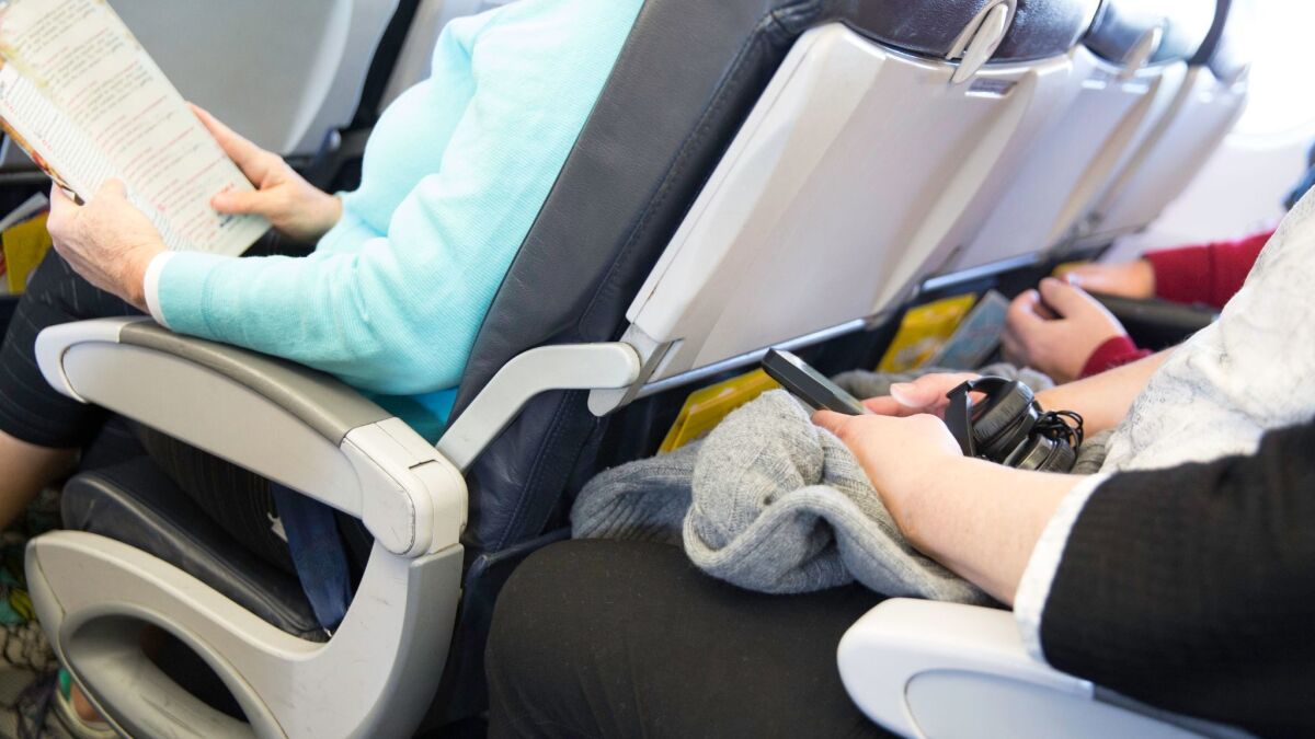 Seats on some airlines have reduced legroom over the last few years.