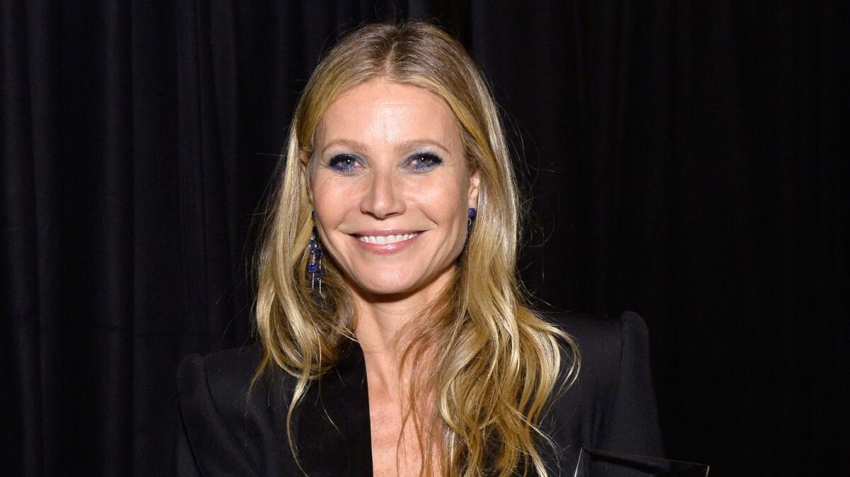 Honoree Gwyneth Paltrow at the Baby2Baby Gala in November.