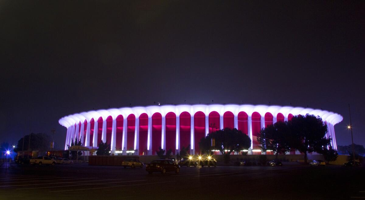 The Forum in Inglewood is a 17,500-seat arena that opened in 1967.