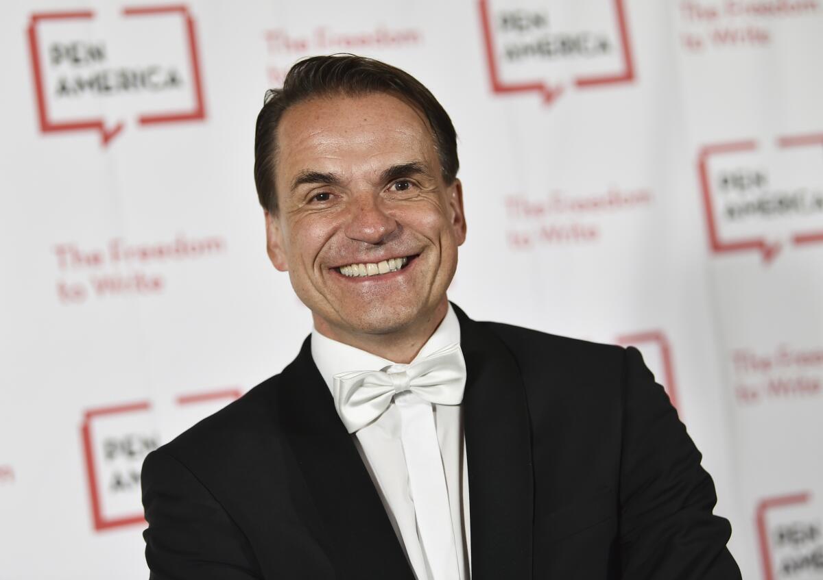 Penguin Random House CEO Markus Dohle, pictured at the 2018 PEN Literary Gala, is stepping down at the end of 2022.