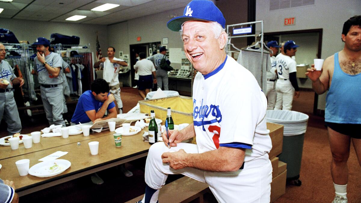Tommy Lasorda, combative baseball manager who won two World Series with the  LA Dodgers – obituary