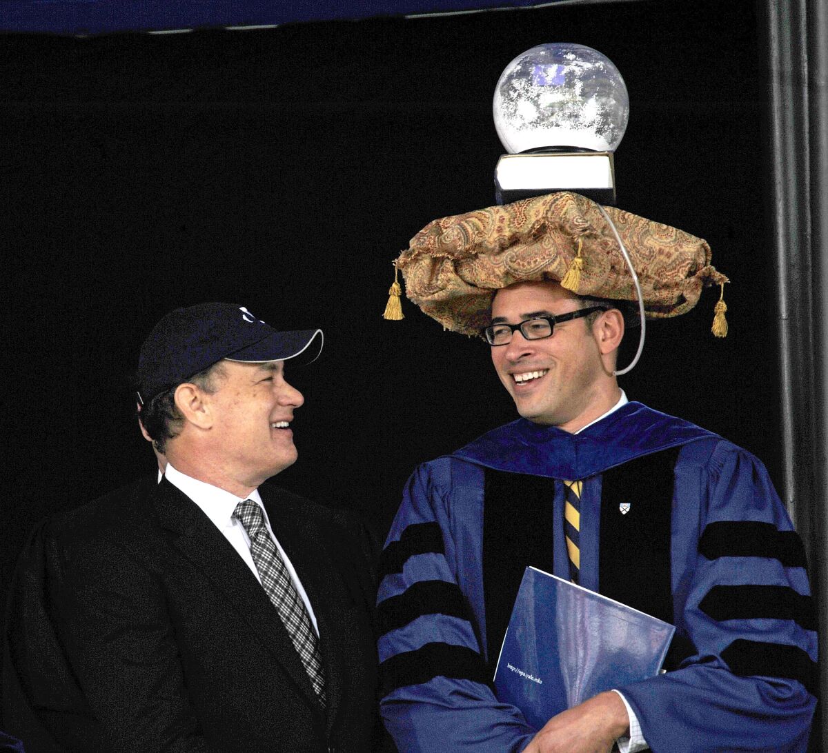 Tom Hanks attends the 2011 Yale University Class Day in 2011.
