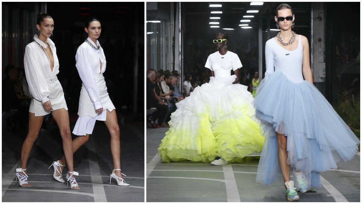 Paris Week: For spring summer 2019, Off-White is on-trend, and Nike is - Los Angeles Times