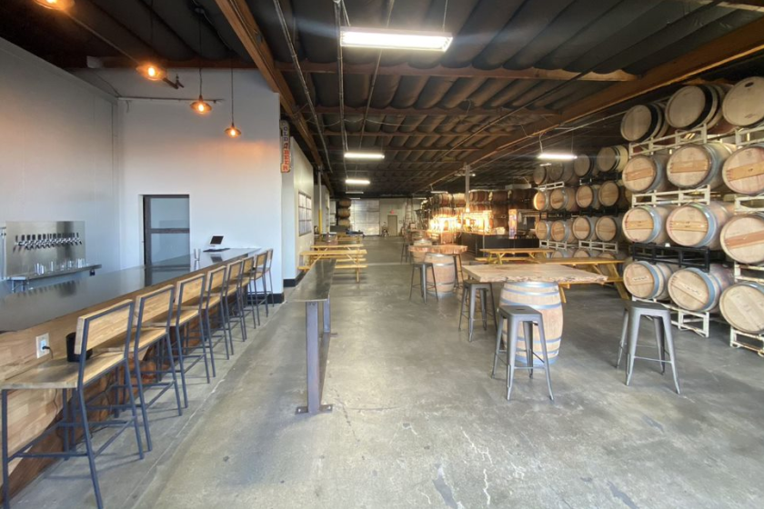 A look at Hangar 76, which will house Tipping Pint Brewing Co. and Carruth Cellars.