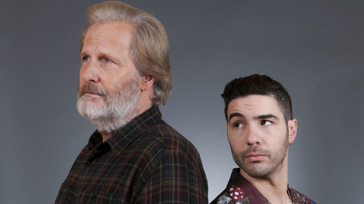 Jeff Daniels plays John O’Neill, a veteran FBI agent and counter-terrorism expert and Tahar Rahim is Ali Soufan, his young Lebanese American protégé in Hulu's new drama "The Looming Tower.
