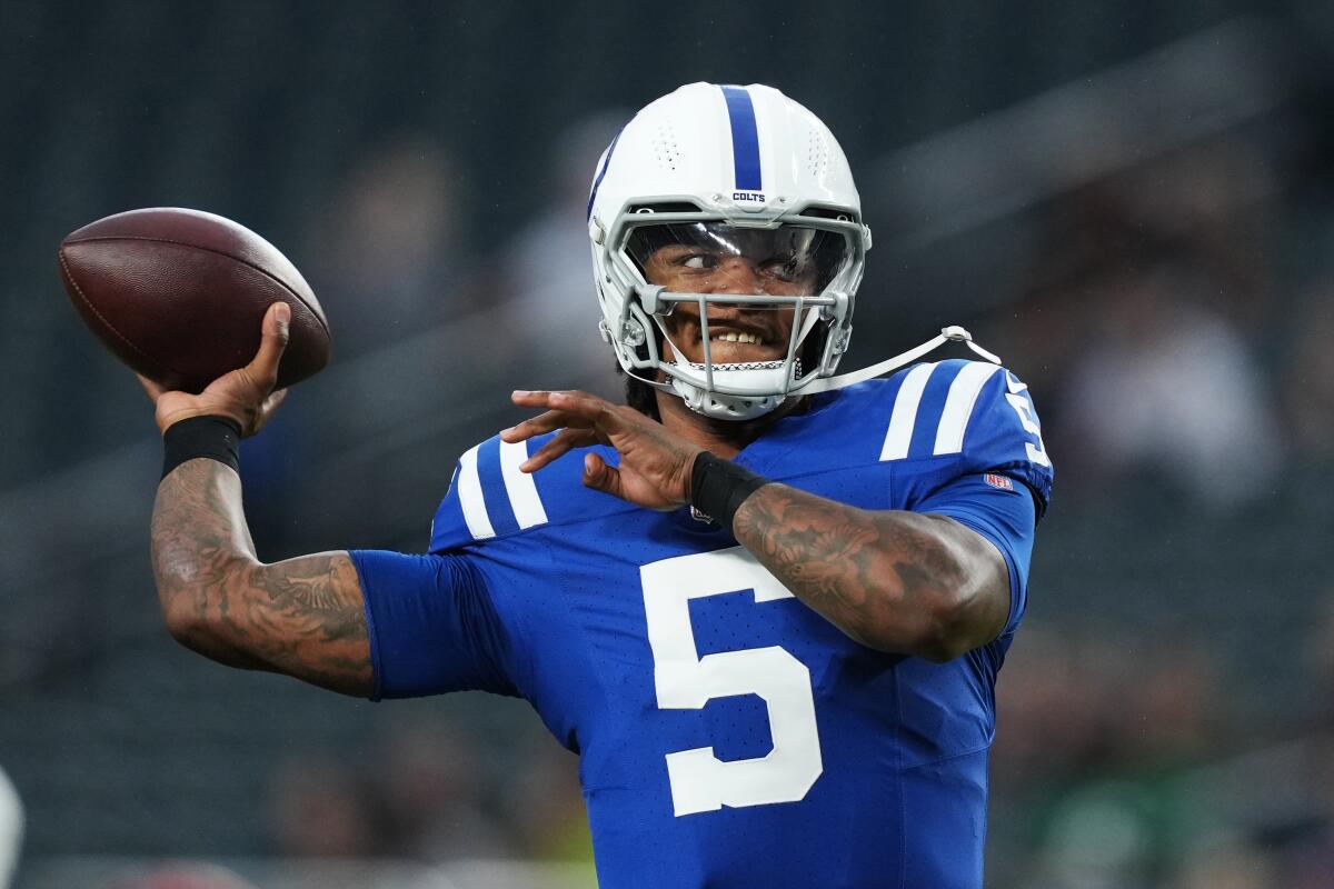 Colts counting on QB Anthony Richardson to bring long-term