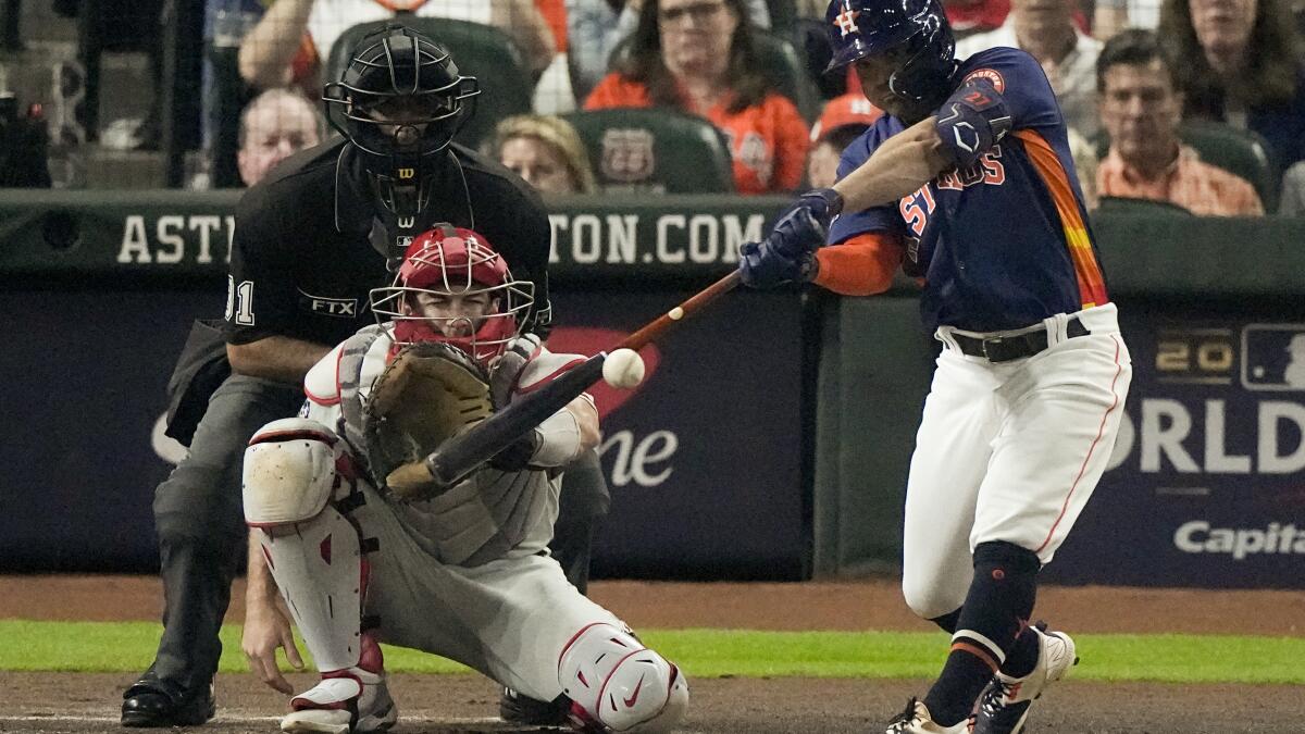 Astros topple Phillies in Game 6 to win World Series