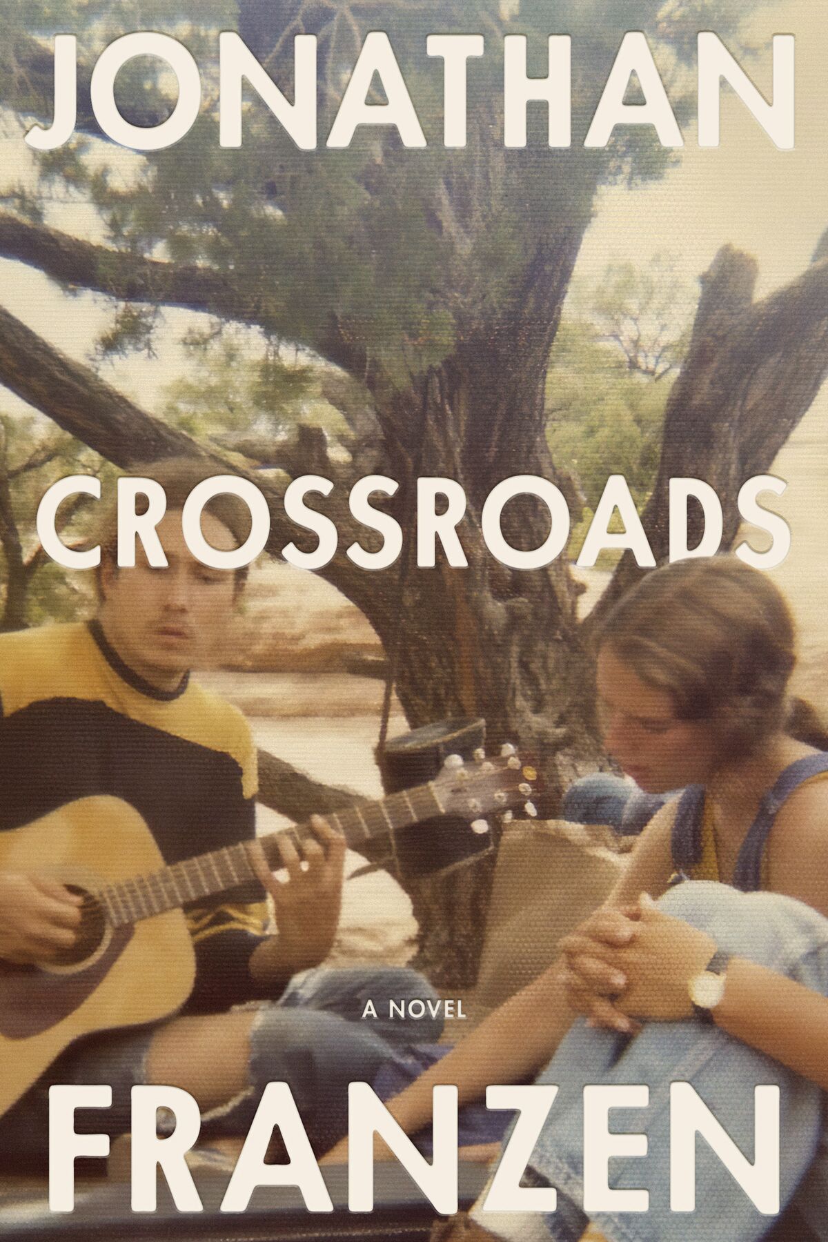 This cover image released by Farrar, Straus and Giroux shows "Crossroads," a novel by Jonathan Franzen. (Farrar, Straus and Giroux via AP)
