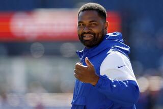 New England Patriots linebackers coach Jerod Mayo prior to an NFL football game.