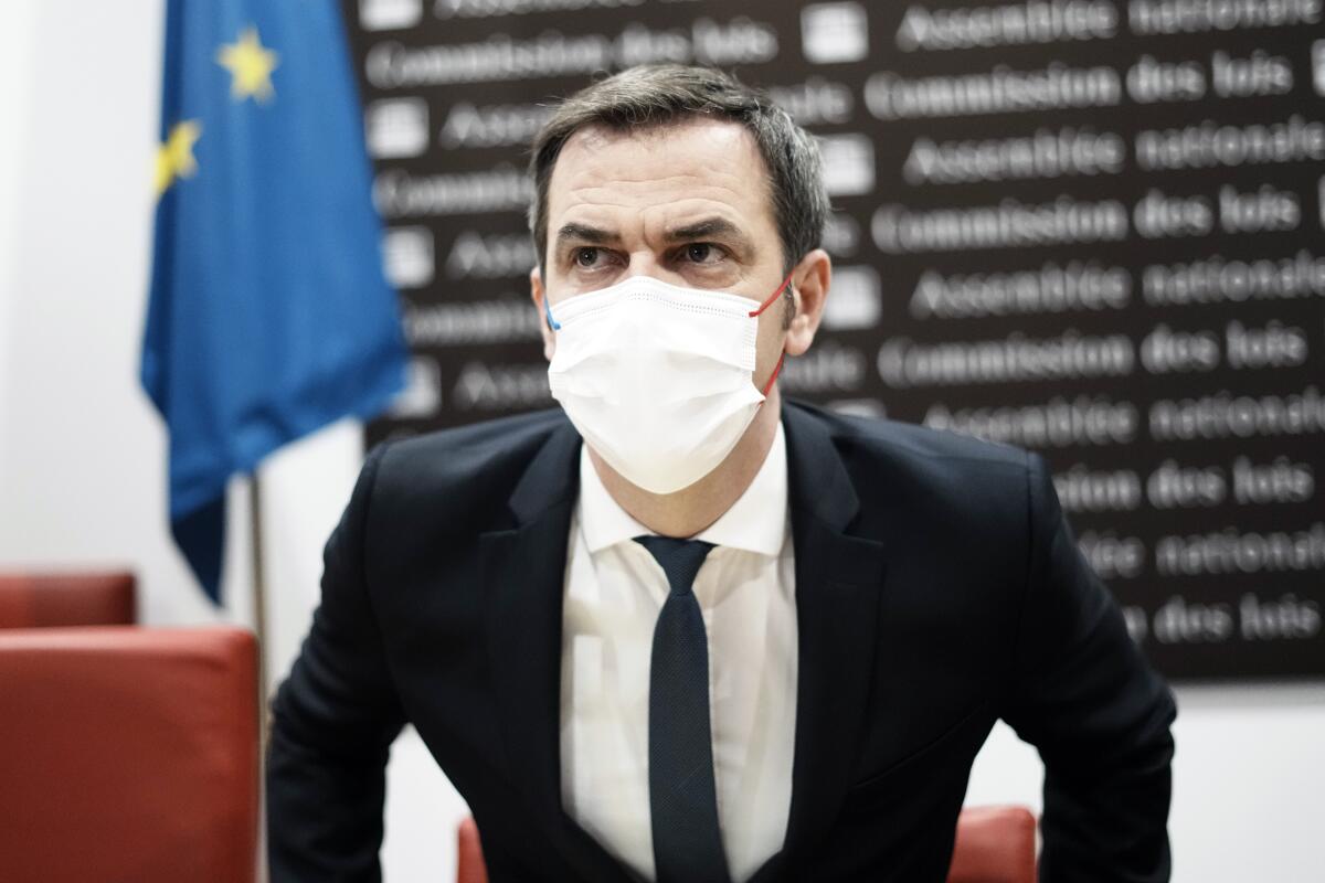 French Health Minister Olivier Veran 