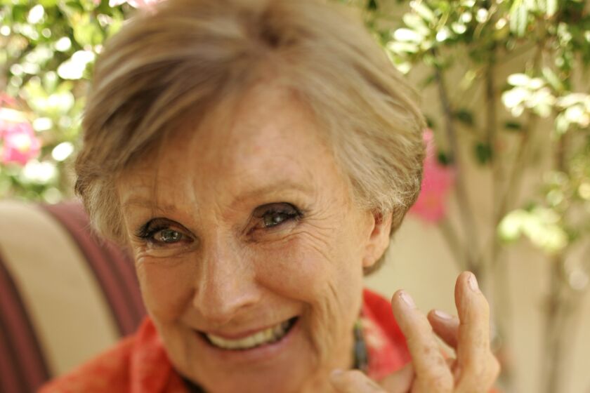 Actress Cloris Leachman photographed in her Los Angeles home.