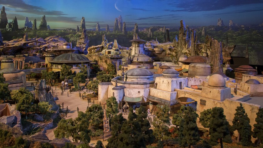 First Visitors To Disney S Star Wars Land Will Get Just Four Hours To See It All Los Angeles Times