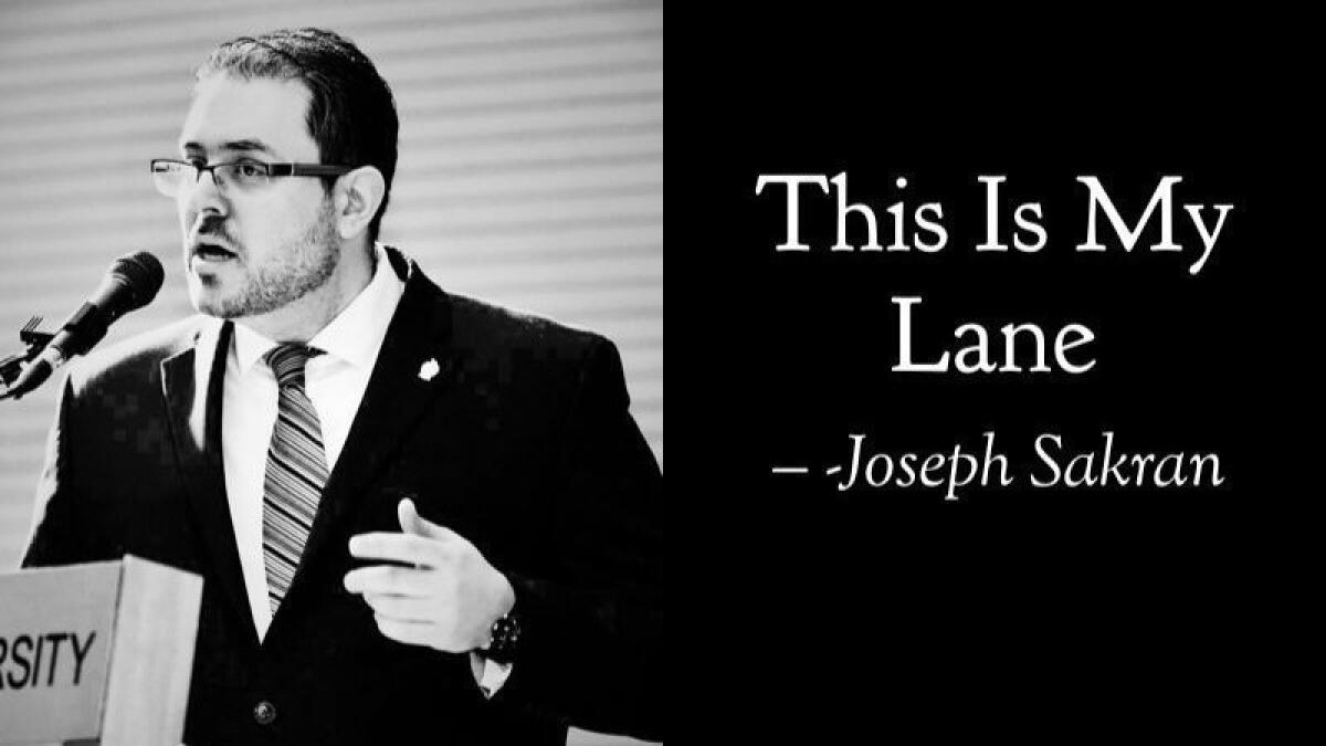 Joseph Sakran, a Johns Hopkins trauma surgeon, was the first to suggest other doctors change their Twitter profile pictures to say "This Is My Lane."