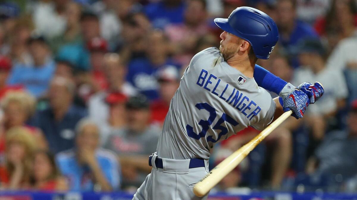 Cody Bellinger hit two homers on Monday.