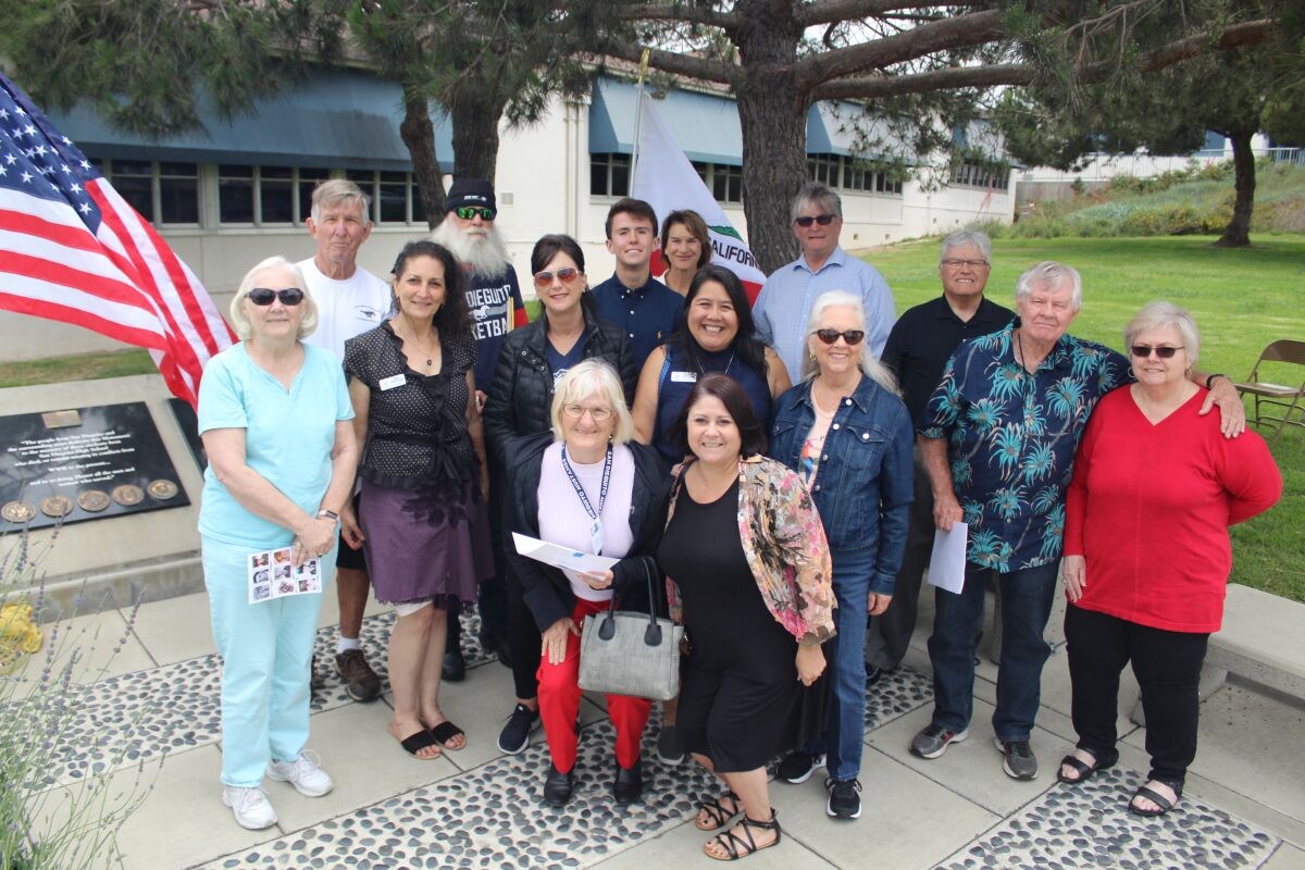 San Dieguito alumni participated in the Memorial Day tribute.