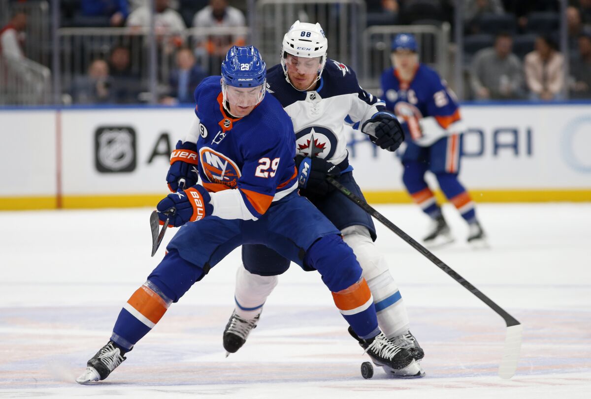 Bailey, Nelson lead Islanders to 5-2 win against Jets - The San Diego  Union-Tribune