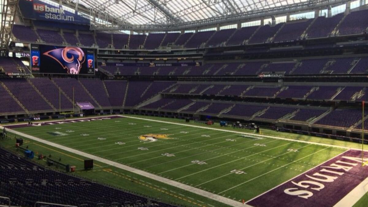 The same architectural firm, HKS, that designed the Vikings' US Bank Stadium is designing Rams new stadium.