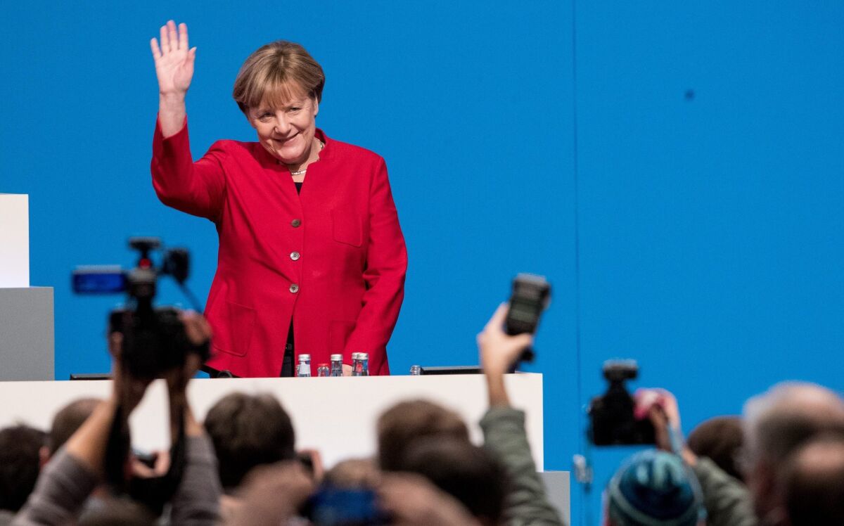 German Chancellor Angela Merkel embarked on this crisis as her political career was winding down."Merkel has emerged as an excellent crisis leader,” said Joern Leonhard, a history professor and author at the University of Freiburg.