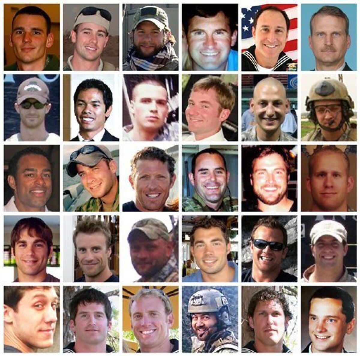Portraits of Navy SEALs killed in helicopter crash - The San Diego  Union-Tribune