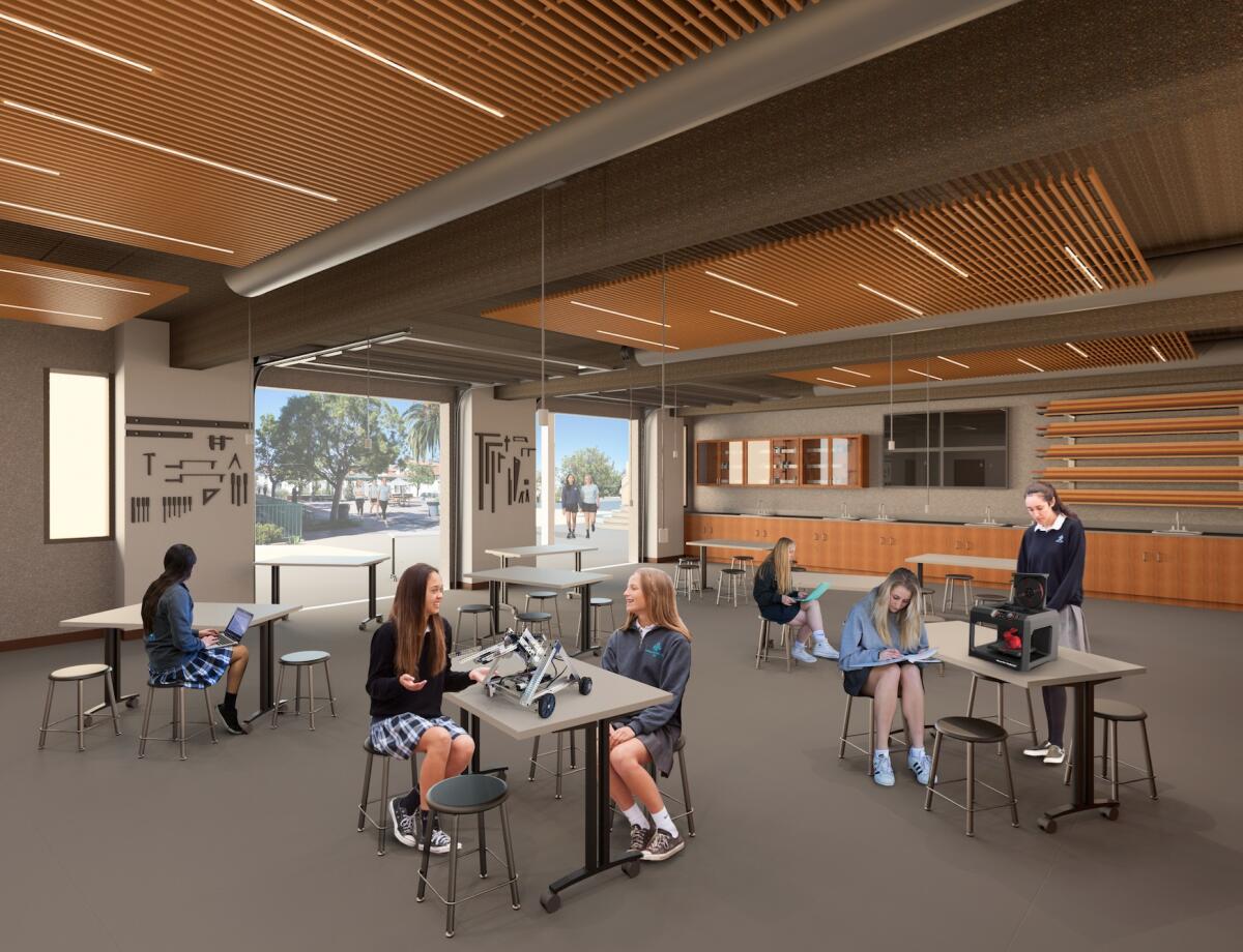 Rendering of the Maker's Space and Innovation Lab that is Diane Koester-Byron is funding.