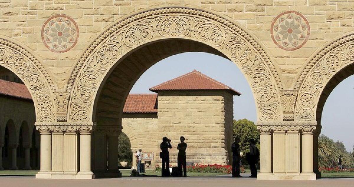 Gov. Gavin Newsom announced relief for student borrowers struggling to repay their loans. Above, Stanford University.