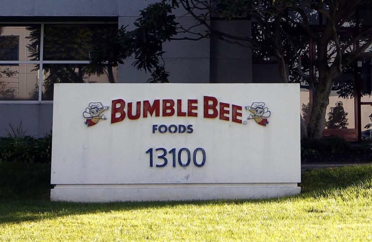 The Bumble Bee tuna processing plant in Santa Fe Springs.