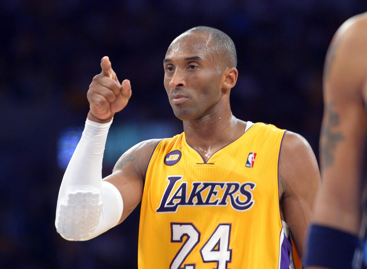 Lakers guard Kobe Bryant.