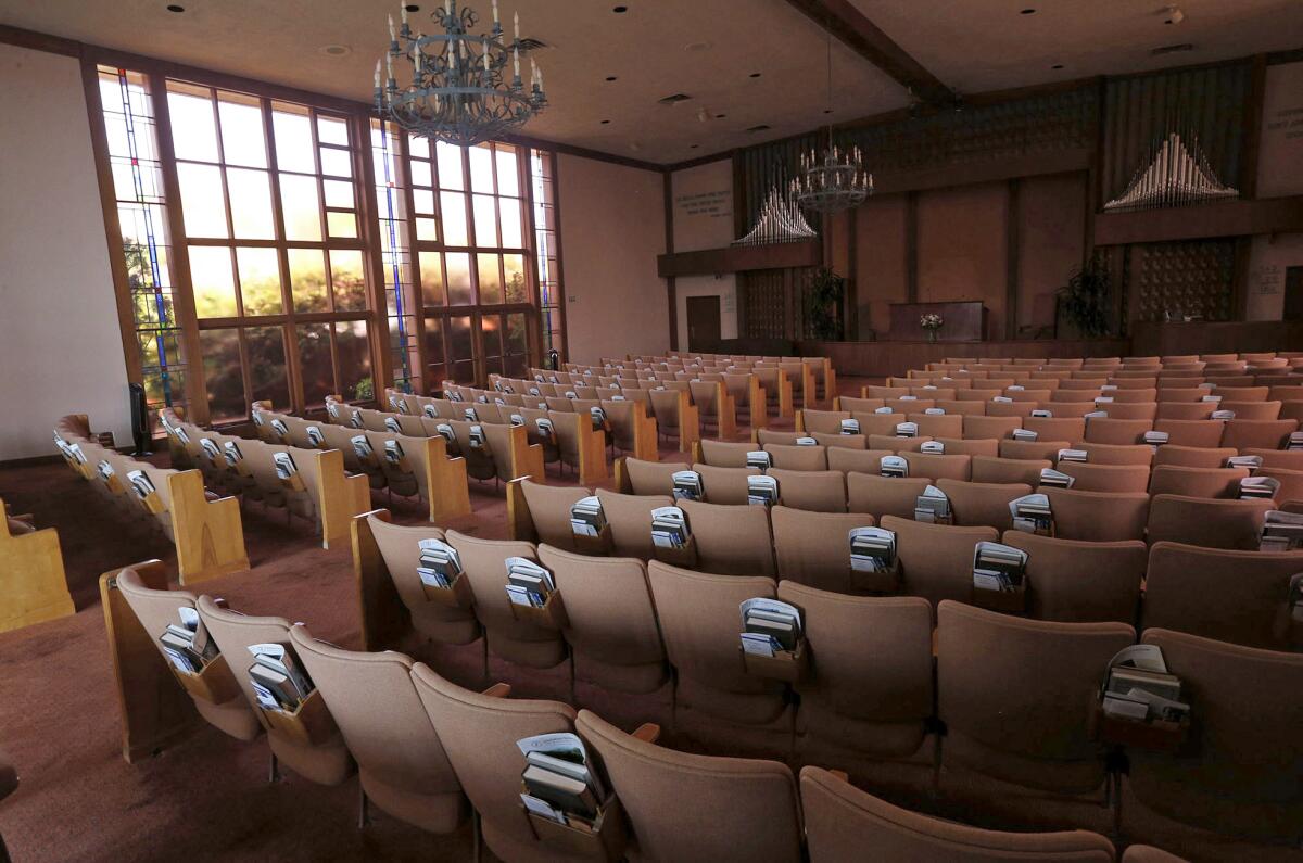 The sanctuary at the Christian Science Church, which will be part of the Laguna Beach Charm House Tour on Sunday.
