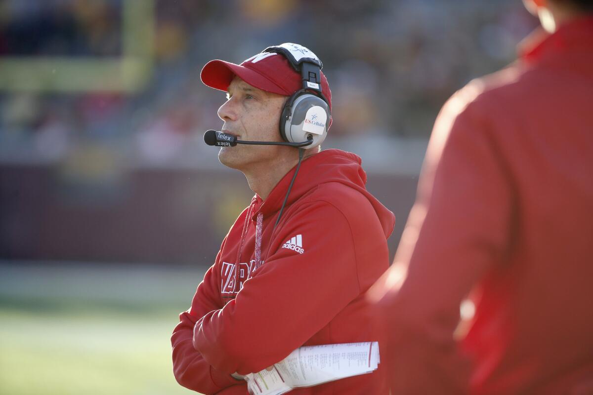 Nebraska Coach Mike Riley says the Huskers are not going to apologize for being selected for the Foster Farms Bowl despite a losing record.