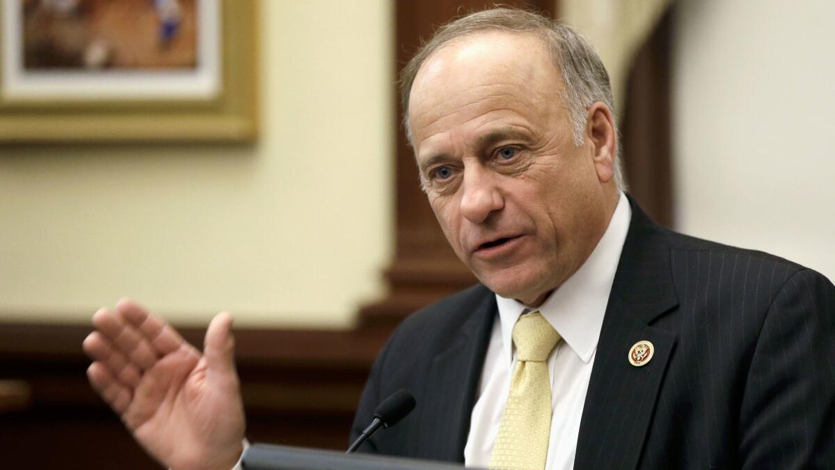 Republican U.S. Rep. Steve King of Iowa