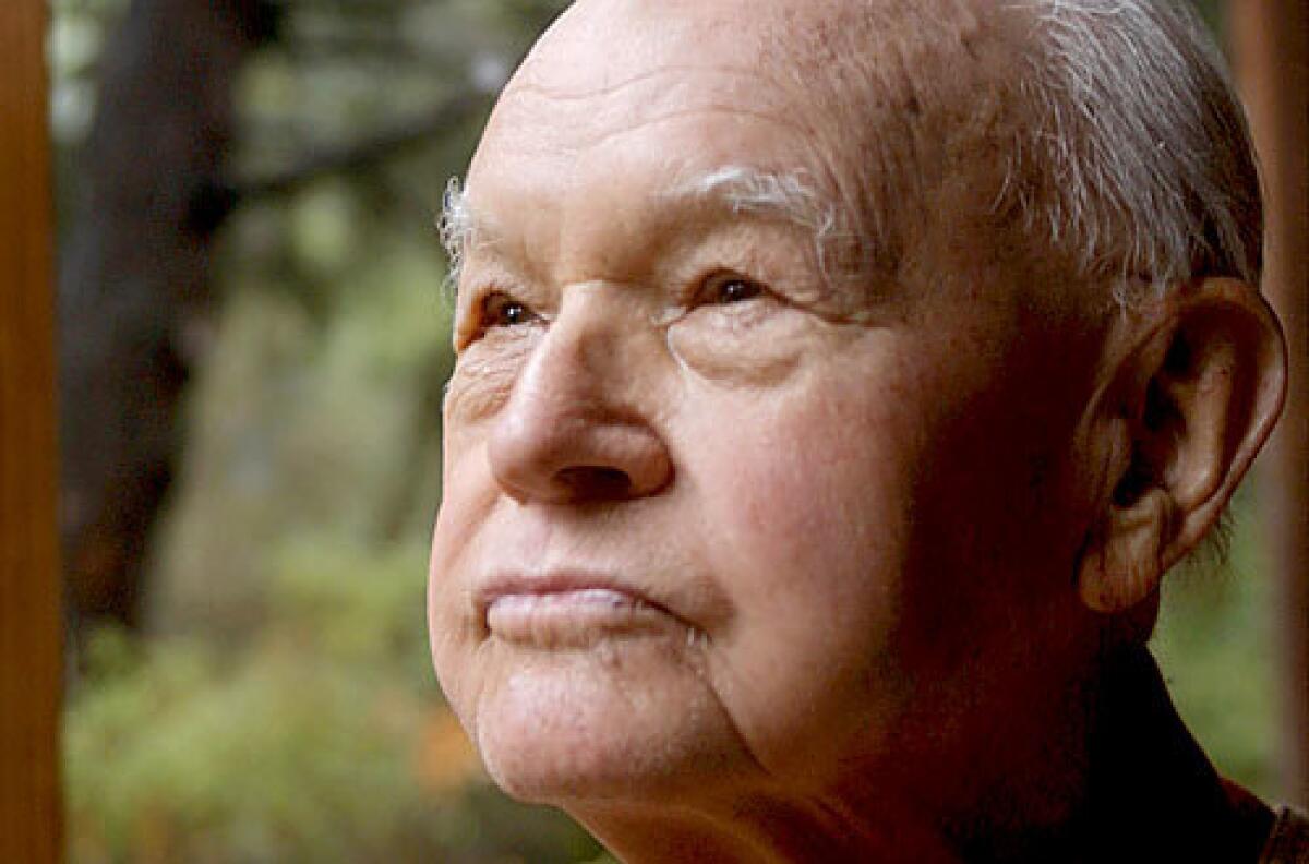 Pirkle Jones, photographer, at his home in Mill Valley, Calif., on Nov. 21, 2001.