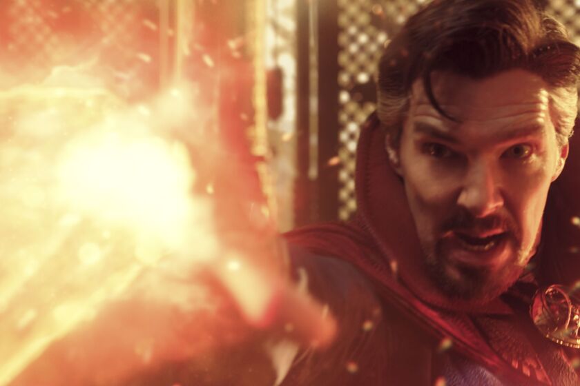 Benedict Cumberbatch in the movie "Doctor Strange in the Multiverse of Madness."