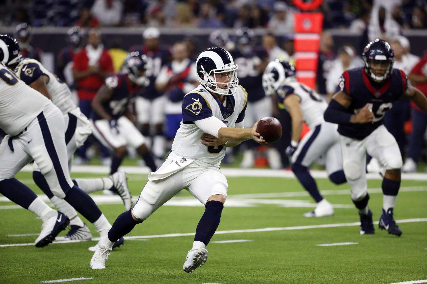 Aug. 29: Rams 22, Texans 10 (preseason)