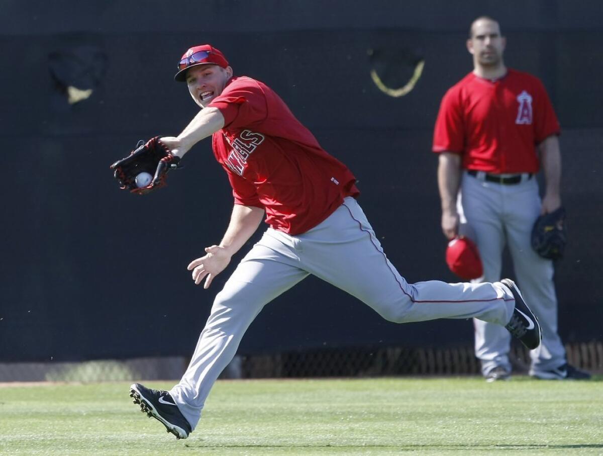 Mike Trout seems as focused as ever in spring training.