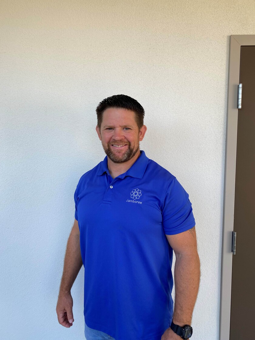 Senior Program Manager of Supportive Services and veteran Richard Owens at Heroes Landing.