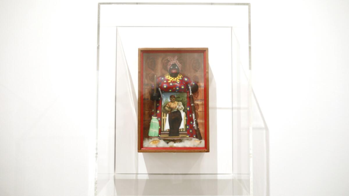 "The Liberation of Aunt Jemima" by Betye Saar at the Broad