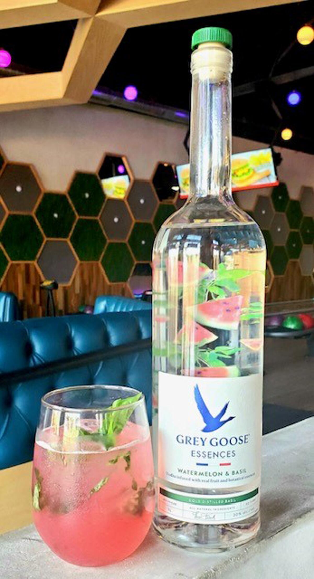 The Watermelon Splash is among alcoholic beverage options at Break Point Pacific Beach.