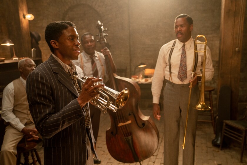 A scene from the Netflix movie "Ma Rainey's Black Bottom."