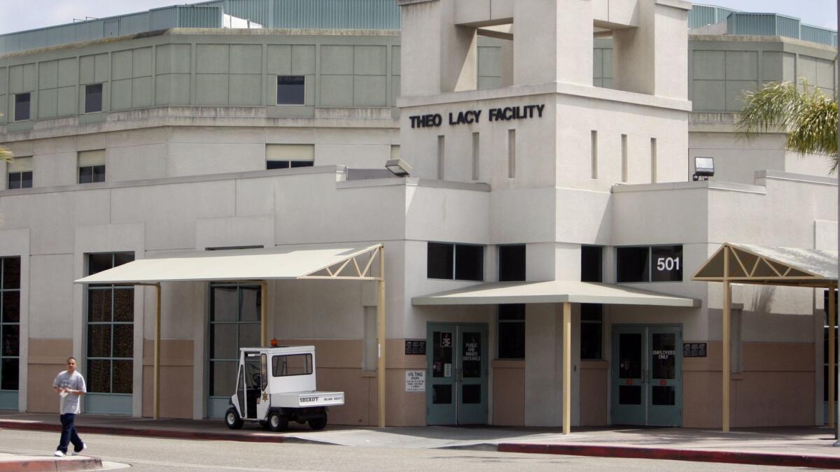 An American Civil Liberties Union report alleges that Orange County sheriff's deputies assaulted inmates at county jails.