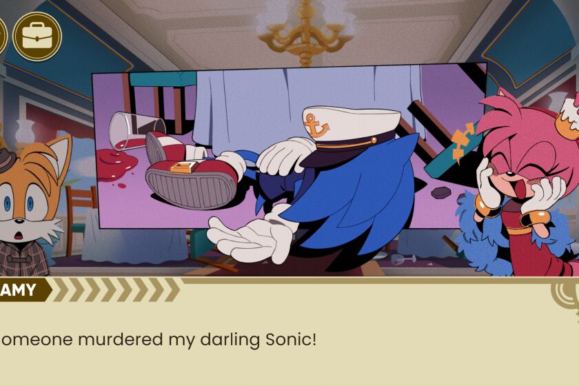 Is he or isn't he dead? "The Murder of Sonic the Hedgehog" is a free, downloadable mystery game.