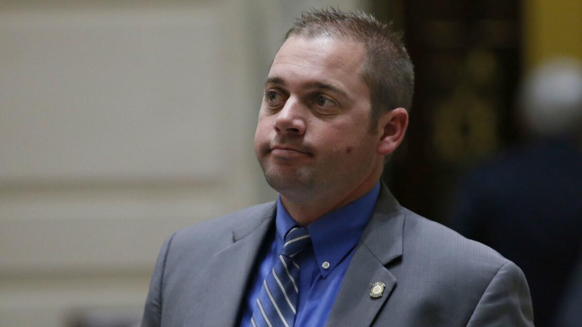 Oklahoma state Sen. Bryce Marlatt is accused of grabbing an Uber driver and kissing her.