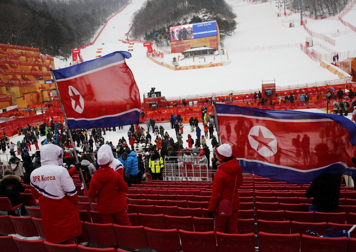 APphoto_Pyeongchang Olympics Alpine Skiing