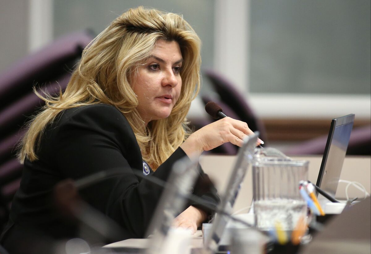 Nevada Assemblywoman Michele Fiore at the Legislative Building in Carson City, Nev., in 2013.